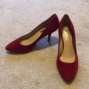 Inc - Suede 3” heels - Red - 9M